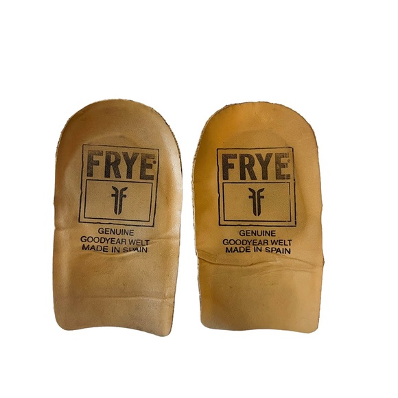 Frye Vintage Y2K Black Leather Square Toe Harness Boots Size 6.5 - Picture 11 of 13